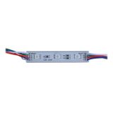 SMD 5050 Waterproof LED Module (3 LEDs, RGB Light, 0.72 W, L74 x W12mm)