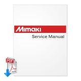 MIMAKI JFX200-2513 UV LED FlatBed InkJet Printer English Service Manual (Direct Download)