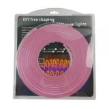 LED Waterproof Rope Light Flexible Silicone Neon Light Set 16.4ft(5M) 12VDC, 1" Cut, 0.24" x 0.47" for Kitchen Bedroom Indoor Outdoor Decoration